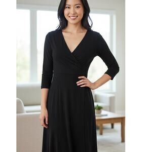 Old Navy LBD wrap dress